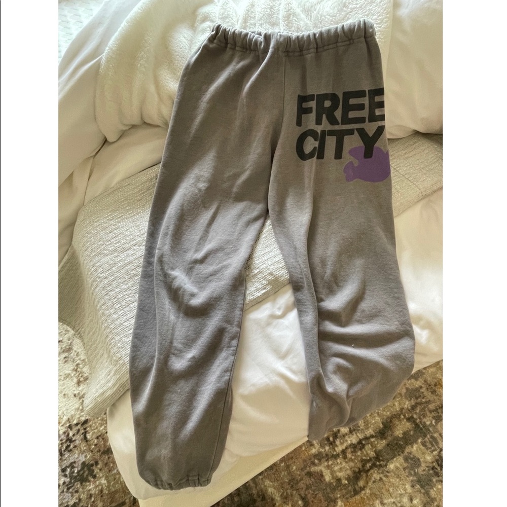 Freecity gray sweatpants size small
